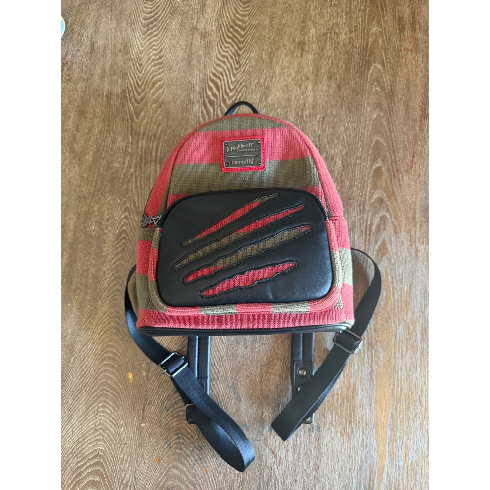 Loungefly A Nightmare on Elm Street Freddy Krueger Mini Backpack Striped Sweater